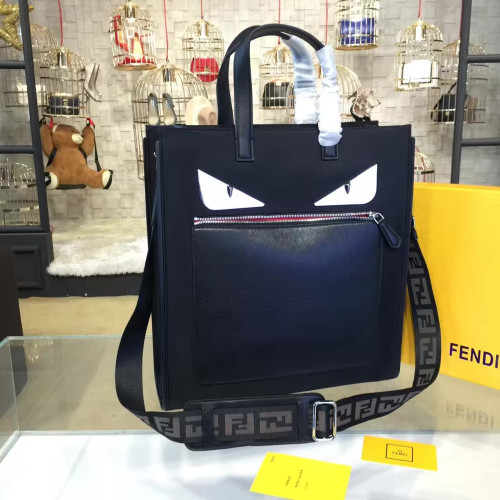 F**di-briefcase-replica-bag-black-2