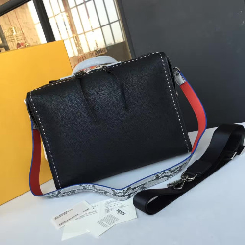 F**di-briefcase-replica-bag-black-4