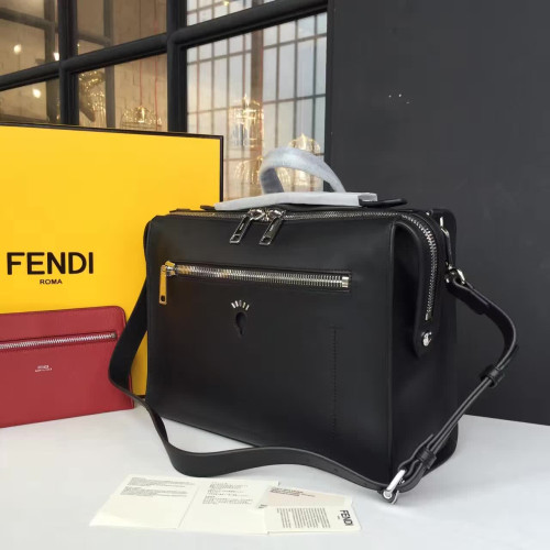 F**di-briefcase-replica-bag-black