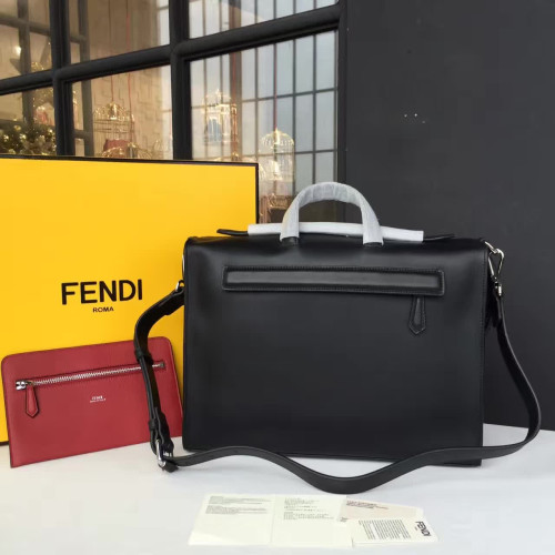 F**di-briefcase-replica-bag-black