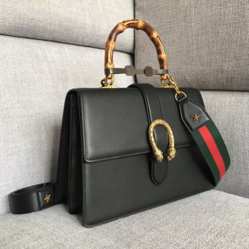G*u*i-bamboo-replica-bag-black