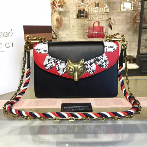 G*u*i-lilith-leather-flap-replica-bag-black
