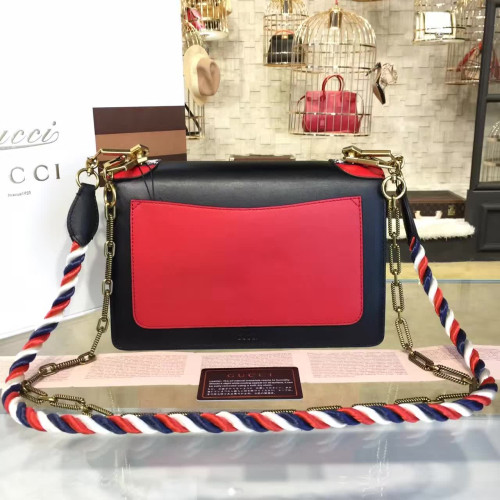 G*u*i-lilith-leather-flap-replica-bag-black