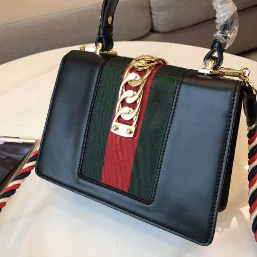 G*u*i-sylvie-replica-bag-black
