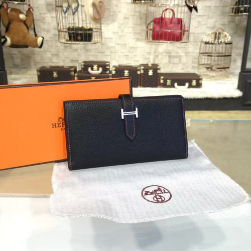 H**mes-bearn-wallet-replica-bag-black-2