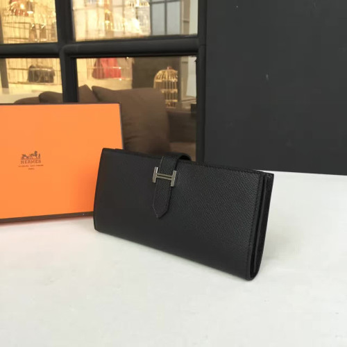 H**mes-bearn-wallet-replica-bag-black-4