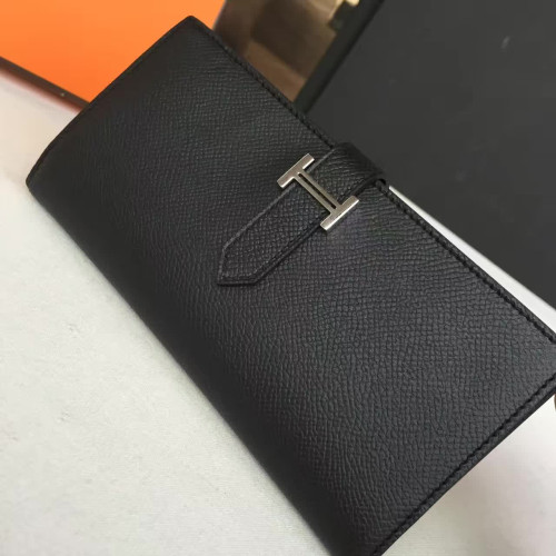 H**mes-bearn-wallet-replica-bag-black-4