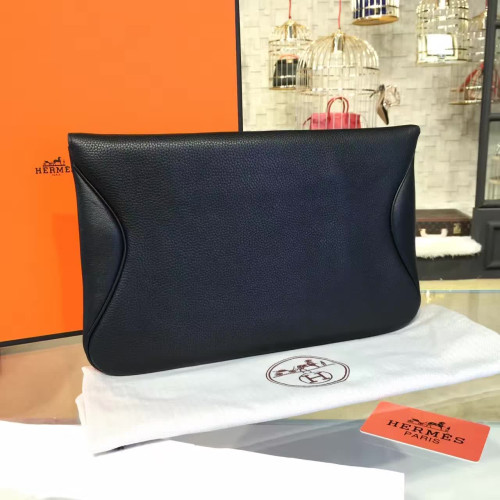 H**mes-clutch-bag-replica-bag-black-7