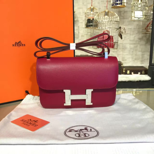 H**mes-constance-replica-bag-burgundy-5