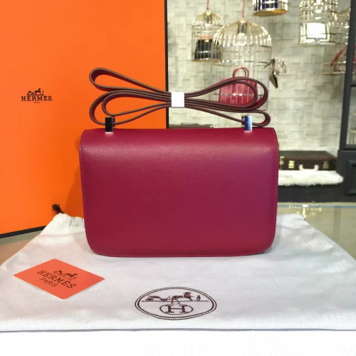 H**mes-constance-replica-bag-burgundy-5