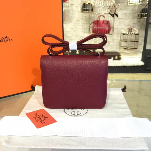 H**mes-constance-replica-bag-burgundy-6