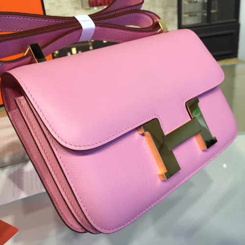 H**mes-constance-replica-bag-pink-3