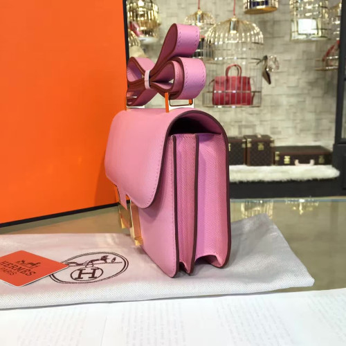 H**mes-constance-replica-bag-pink-3