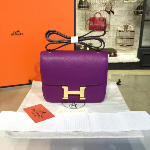 H**mes-constance-replica-bag-purple
