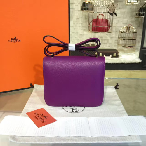 H**mes-constance-replica-bag-purple