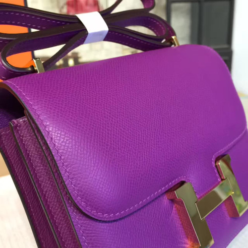 H**mes-constance-replica-bag-purple