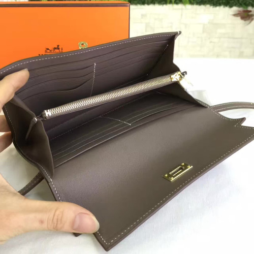 H**mes-kelly-clutch-replica-bag-brown