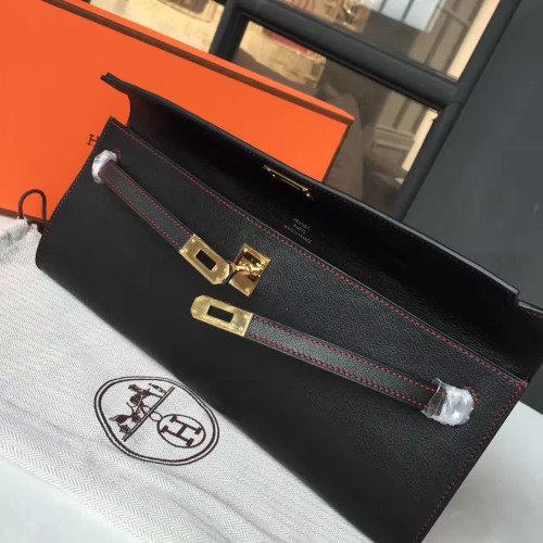 H**mes-kelly-cut-replica-bag-black-2