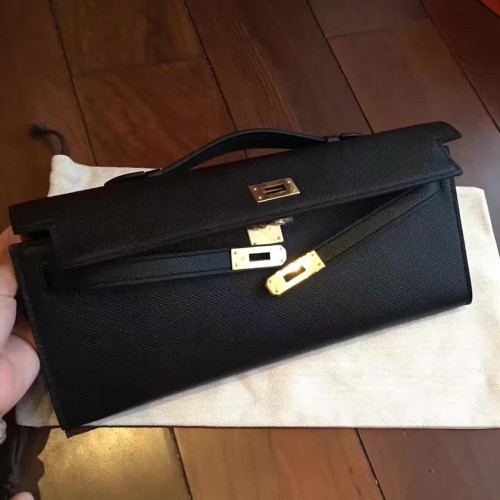 H**mes-kelly-cut-replica-bag-black-4