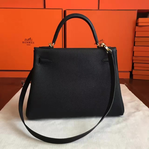 H**mes-kelly-replica-bag-black-3