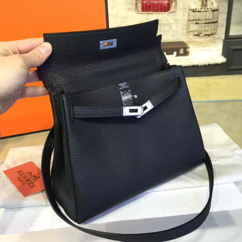 H**mes-kelly-replica-bag-black-8