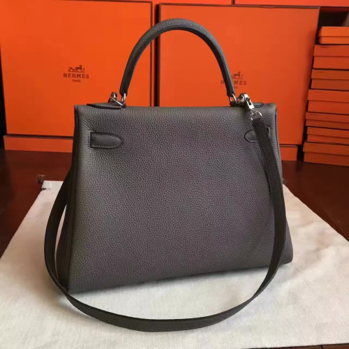 H**mes-kelly-replica-bag-darkgray-3