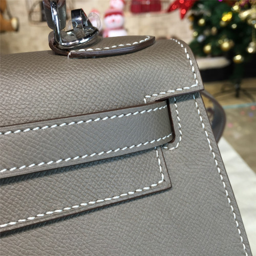 H**mes-kelly-replica-bag-gray