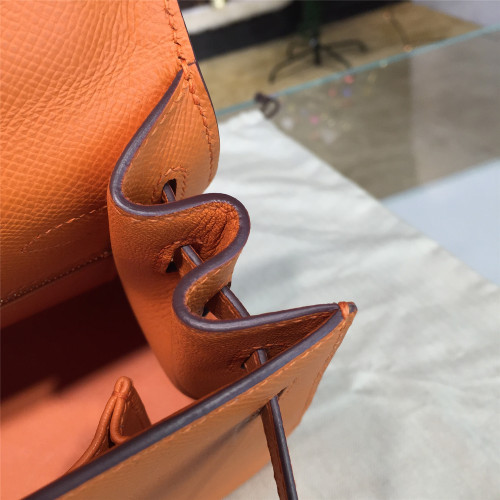 H**mes-kelly-replica-bag-orange-3