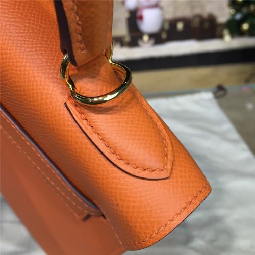 H**mes-kelly-replica-bag-orange-3