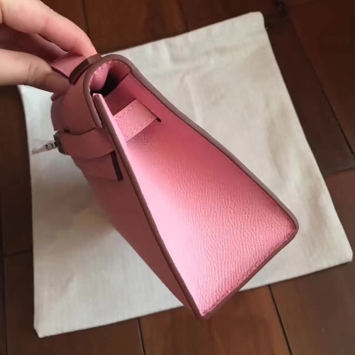 H**mes-mini-kelly-replica-bag-pink