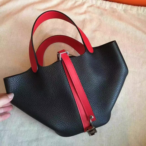 H**mes-picotin-lock-replica-bag-black-11