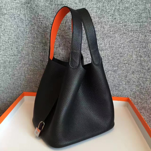 H**mes-picotin-lock-replica-bag-black-14