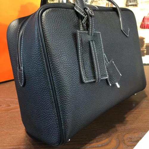 H**mes-victoria-replica-bag-black-4