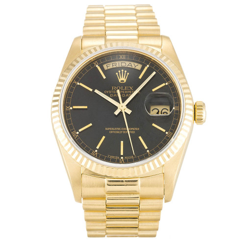 R*l*x-day-date-black-18038