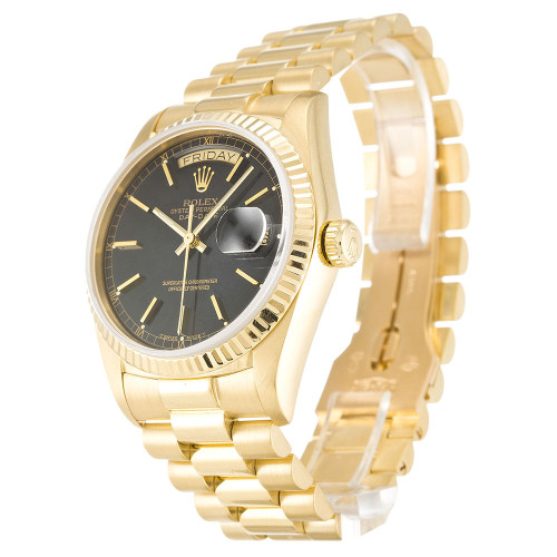 R*l*x-day-date-black-18038