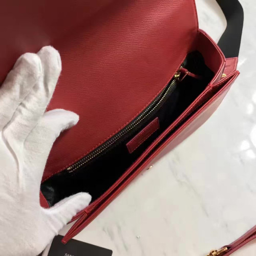 Y*L-monogram-sac-universite-replica-bag-burgundy