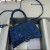 Balenciaga Hourglass Small Handbag In Dark Blue, For Women, Women’s Bags 9in/23cm
