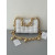 Bottega Veneta Chain Cassette White, For Women, Women’s Bags 10.2in/26cm 680070V1FY09009