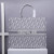 1:1 Replica Christian Dior Large Dior Book Tote Gray, For Women, Women’s Handbags 16.5in/42cm CD M1286ZRIW_M932