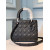 1:1 Replica Christian Dior Medium Lady Dior Bag Matte Hardware Black Ultramatte For Women 9.5in/24cm CD M0565SLOI_M989