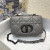 1:1 Replica Christian Dior Mini Dior Caro Bag Gray Padded Macrocannage, Gray, For Women Women’s Handbags, Crossbody Bags, 20cm CD