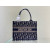 1:1 Replica Christian Dior Small Dior Book Tote Blue, For Women, Women’s Handbags 26.5cm/10.5in CD M1265ZRIW_M928