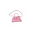 Editor Small Top Handle Bag Pink/Black For Women 10.6 in/27 cm