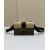 1:1 Replica Fendi Baguette Pouch Brown fabric Black Pouch For Woman 16cm/6in