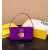 1:1 Replica Fendi Baguette Purple Bag For Woman 25cm/9.5in