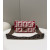 1:1 Replica Fendi Baguette Red raffia back with crocheted FF Bag For Woman 15cm/6in