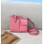 1:1 Replica Fendi Bustine 2 Pockets Mini Pink Bag For Woman 16cm/6in