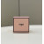 1:1 Replica Fendi Logo Box Keychain Pink Charm Bag For Woman 8cm/3in