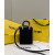 1:1 Replica Fendi Mini Sunshine Shopper Black Bag For Woman 18cm/7in