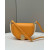 1:1 Replica Fendi Moonlight Saddle Orange Bag For Woman 19cm/7.5in